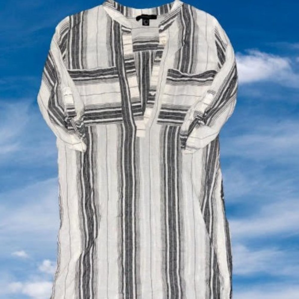 Atmosphere Striped Bohemian Lounge Dress